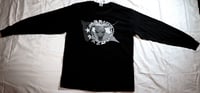 Image 1 of Cattle Skull Black Long Sleeve