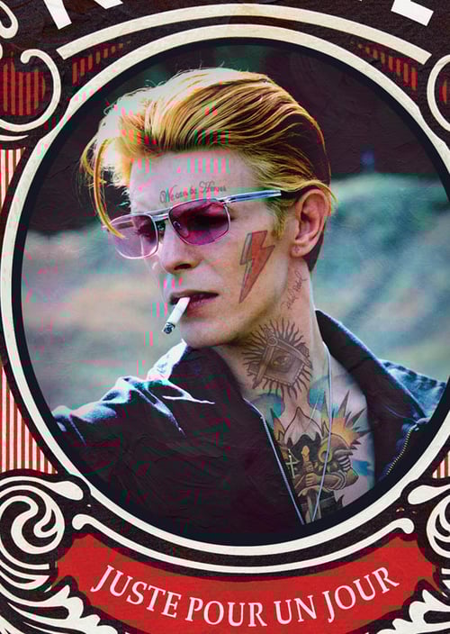 Image of Bowie Rebel Commemorative Stamp