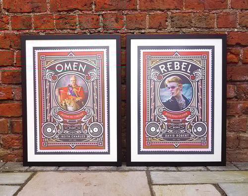 Image of Bowie Rebel Commemorative Stamp