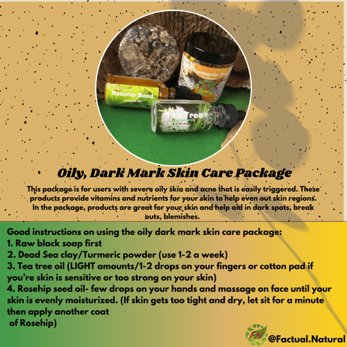 Image of Oily, Dark mark skin care package 