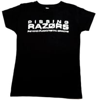 Image 1 of Psycho Punko Metal Groove Ladies Black T-Shirt