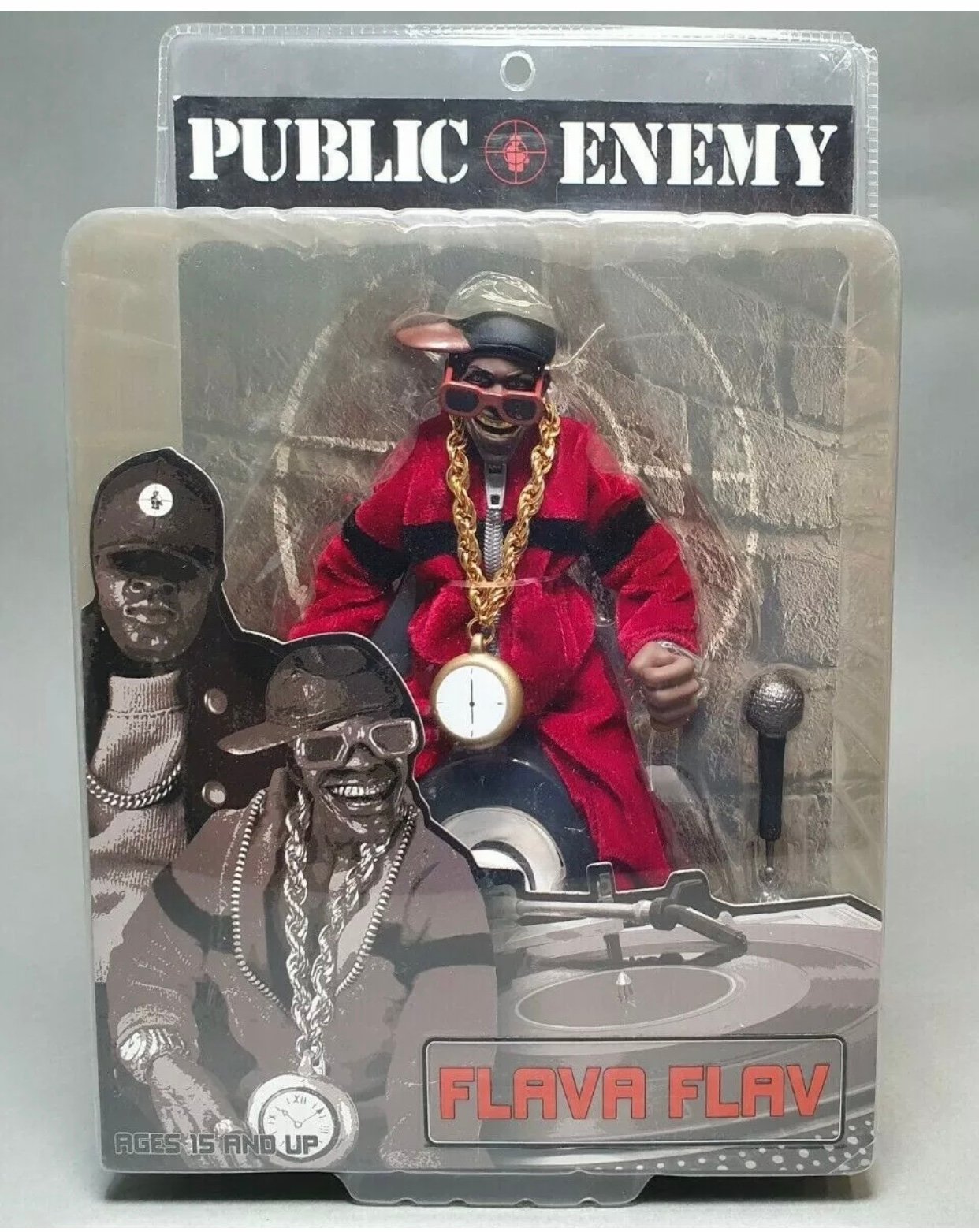 Public Enemy (Flavor Flav & Chuck D) Action Figure set - 2006 | rapgdz