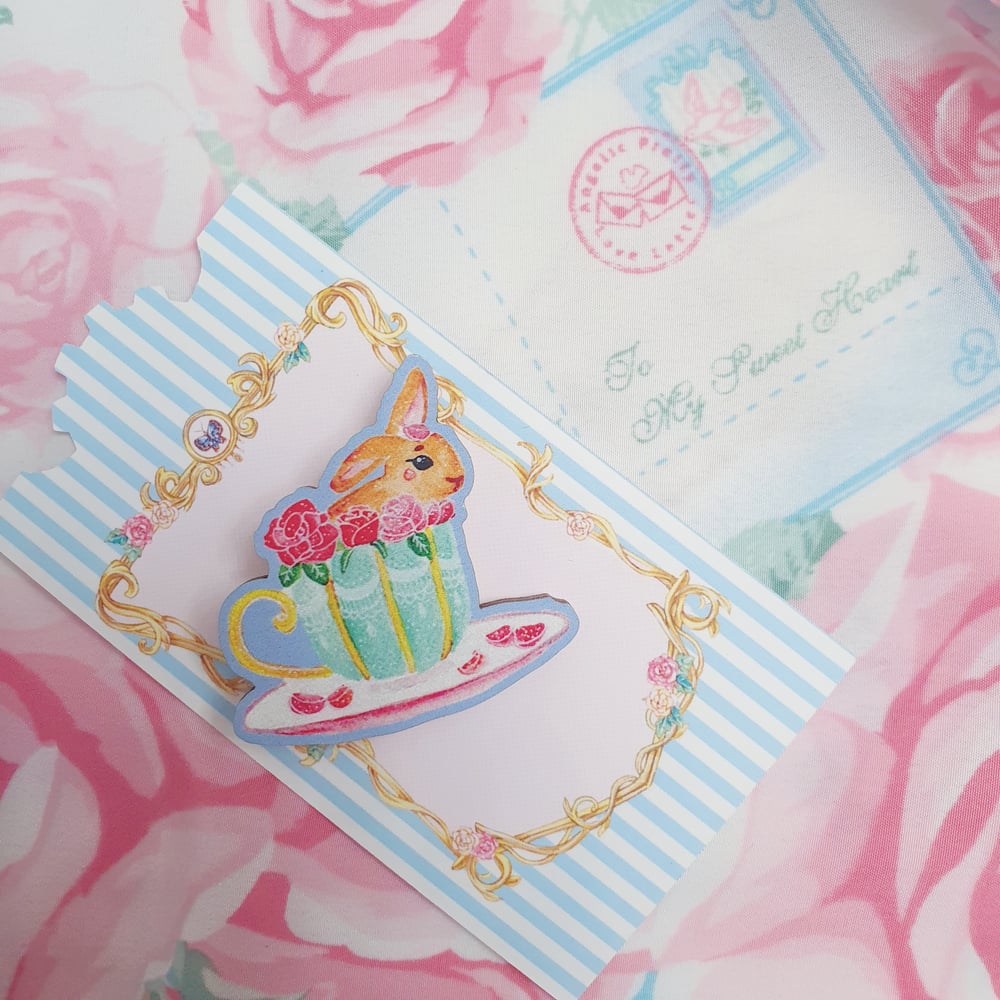 Image of Tiny Teacup Treats - Bonbon the Bunny