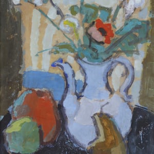 Image of Mid Century, Oil Painting, Still Life, Lennart Rosensohn, (1918-1994)