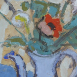 Image of Mid Century, Oil Painting, Still Life, Lennart Rosensohn, (1918-1994)