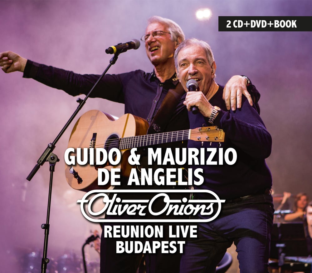 COM1420-2 // OLIVER ONIONS REUNION LIVE BUDAPEST (DOPPIO CD + DVD + BOOK)