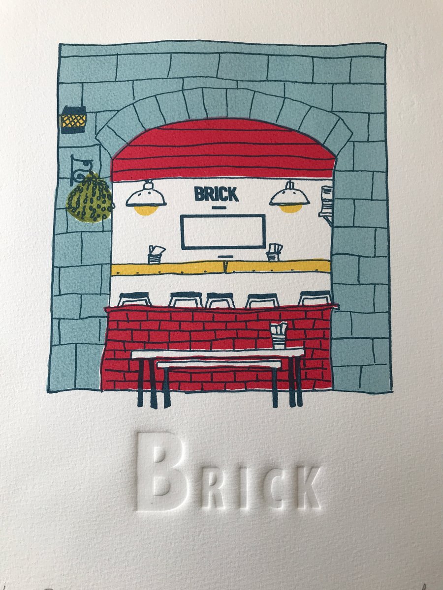 Image of B is for Brick Pizza 