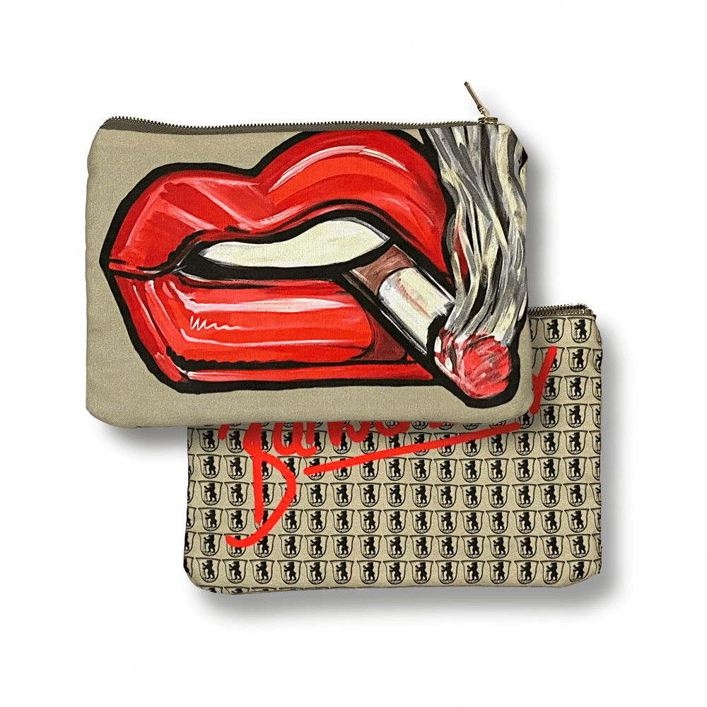 Lip Zip Clutch