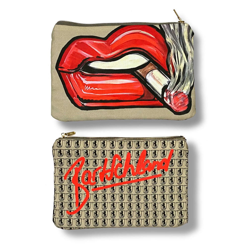 Lip Zip Clutch