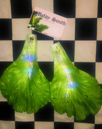 Image 1 of LETTUCE EARRINGS *FREE SHIPPING*