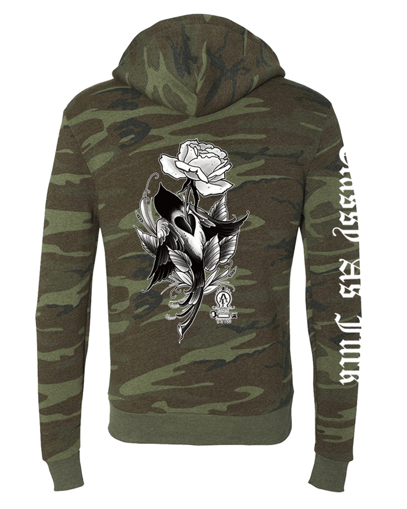 Image of 10th Anniversary Zip Up Hoodie LIMITED RUN CAMO!! 