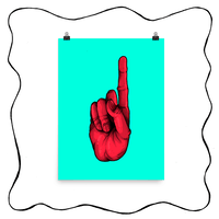 Image 2 of Number One Poster 18x24in