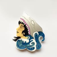 Image 2 of Woman of the Ocean Brooch - PRE-ORDER