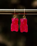 Image 2 of Gummy bear EARRINGS (red-orange-yellow-green)