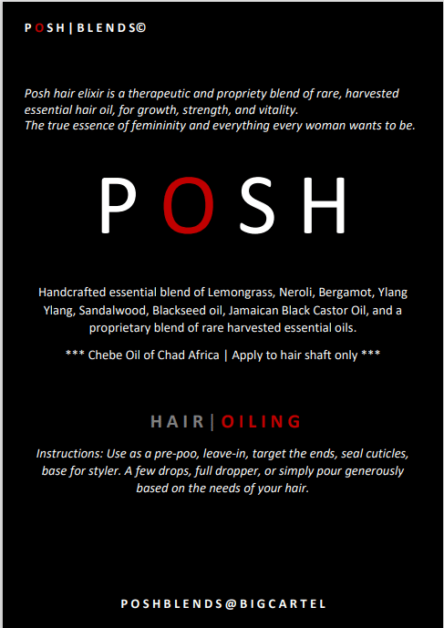 Image of Posh Hair Elixir - Therapeutic Blend