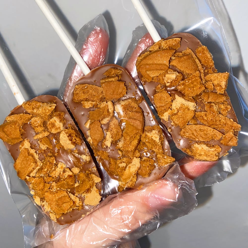 Image of Mini Biscoff Lollies x3