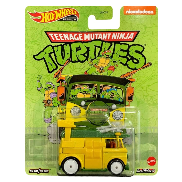 Teenage Mutant Ninja Turtles Party Wagon Hot Wheels Premium Die-Cast 1/64