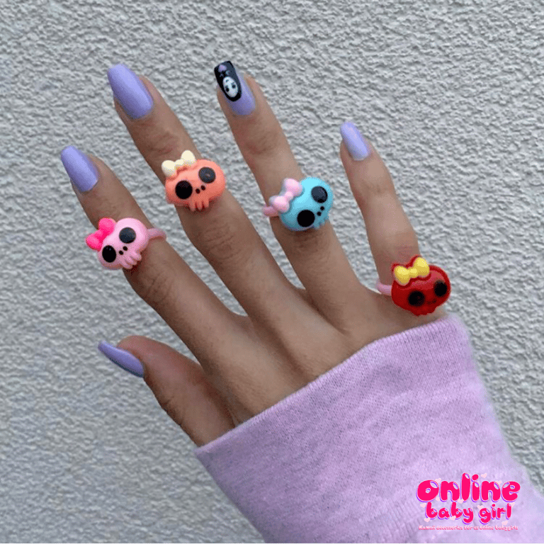 Kawaii Skull Rings Image 2
