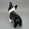 Boston Terrier Art Figurine "Clever"