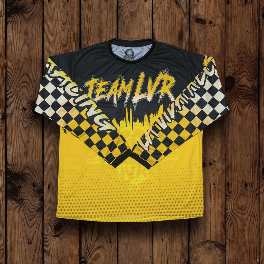 TEAM LVR CHECKERED FLAG