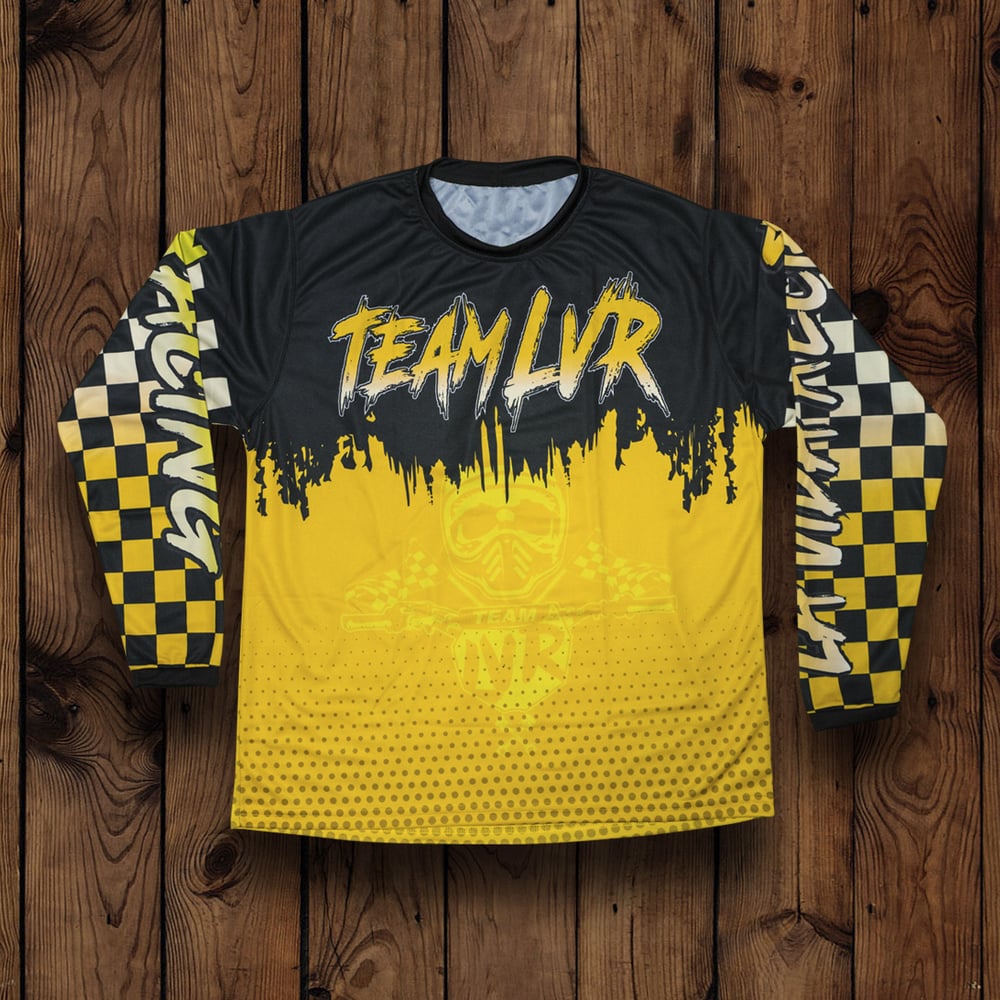 TEAM LVR CHECKERED FLAG