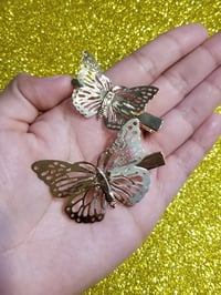 Image 5 of Gold Butterfly clips🦋