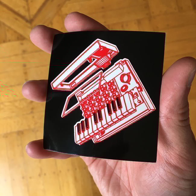 POLY555 CAD Explosion Sticker