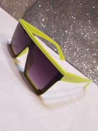 Image 3 of Neon Boss Babe Sunglasses 💚