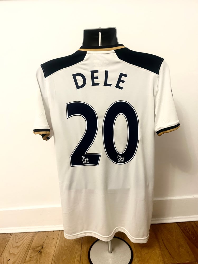 Image of Tottenham Hotspur “DELE 20” 2016/17 Home Shirt + PL patches (M) 