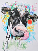 Image of Cow A3 size 