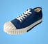 Tortola canvas blue lo top sneaker shoes made in Spain  Image 5