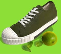 Image 1 of Tortola canvas olive lo top sneaker made in Spain