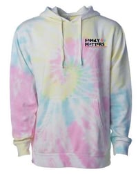 Image 1 of Tie Dye Family Matters Hoodie - Sunset