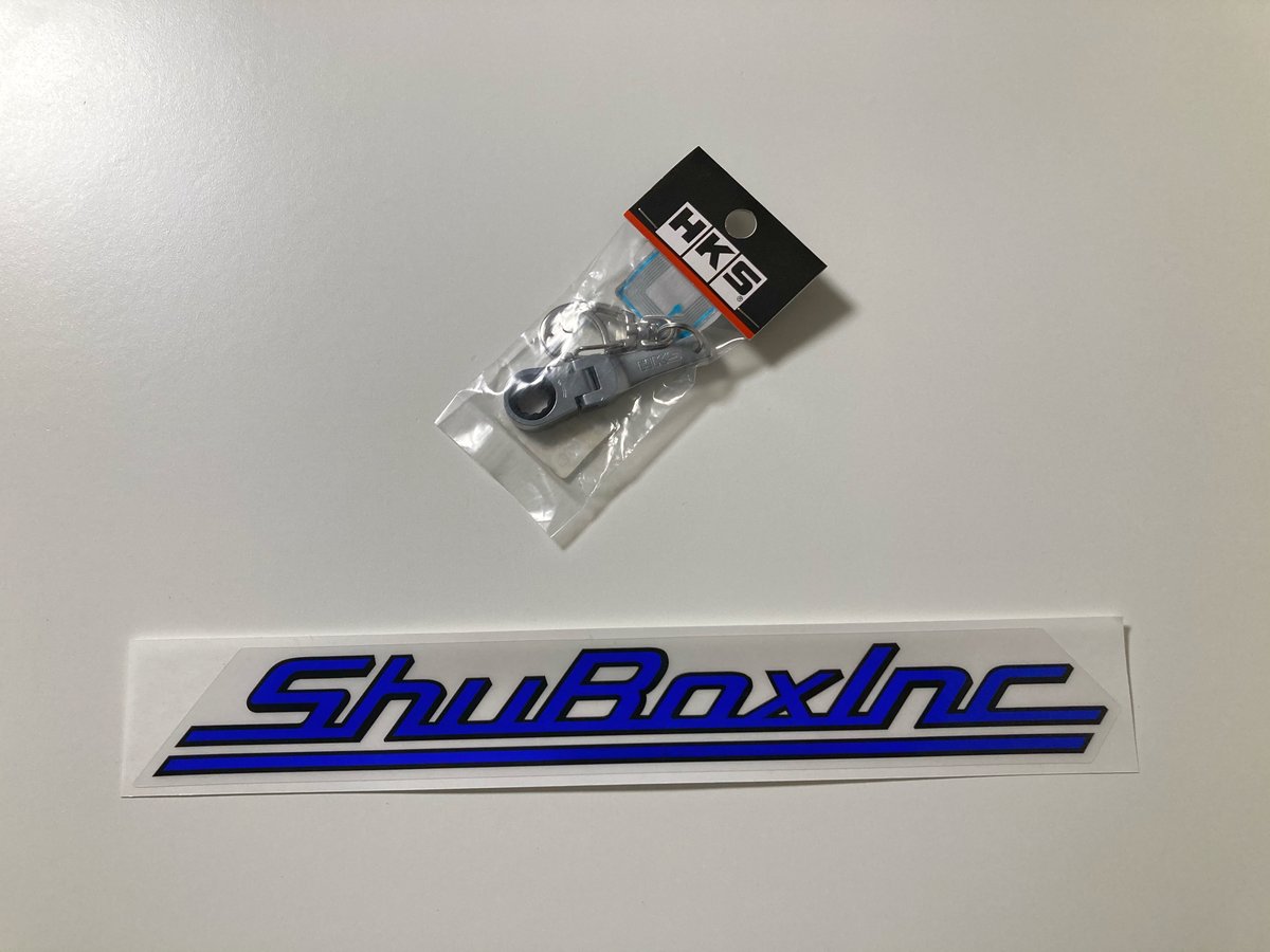 HKS x TONE Ratchet Keychain / ShuBoxInc Logo Sticker Set ShuBoxInc