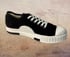 Tortola black canvas lo top sneaker shoes made in Spain Image 2