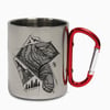 Polar Bear Carabiner Steel Mug