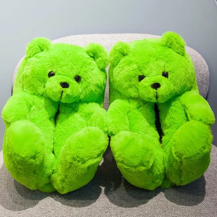 Teddy Bear Slippers #3 🧸 