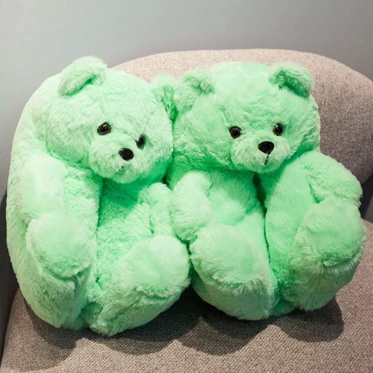 Teddy Bear Slippers #3 🧸 