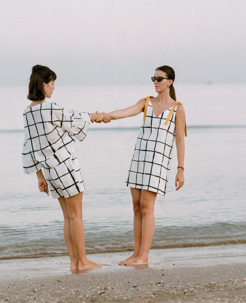 Image of Chess Ribbon Dress