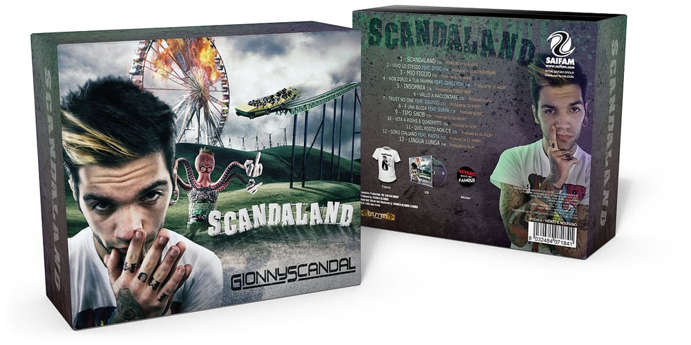 HH3043-2 // GIONNYSCANDAL - SCANDALAND (CD + MAGLIETTA + STICKER)