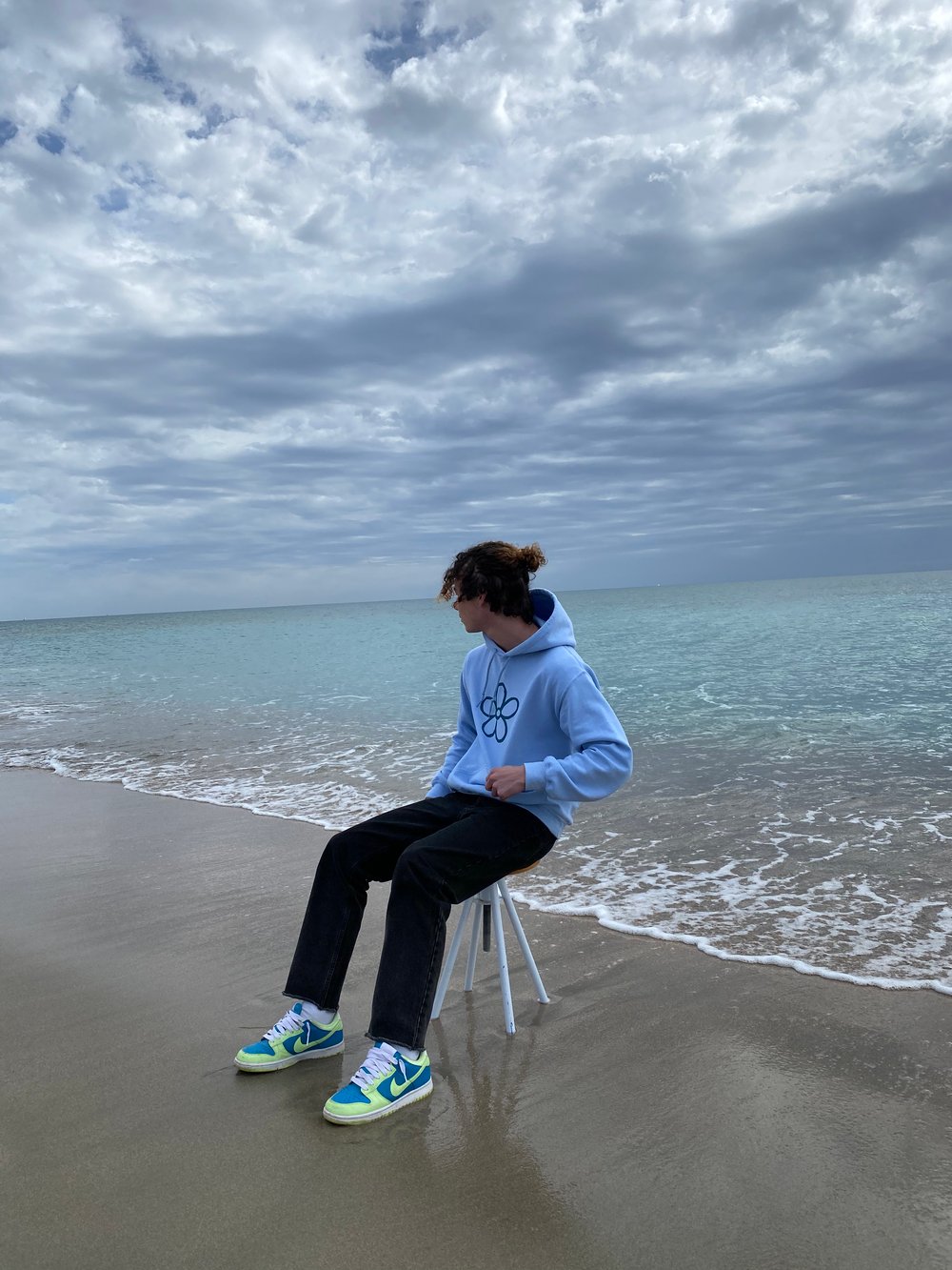 floVer* boy baby blue hoodie