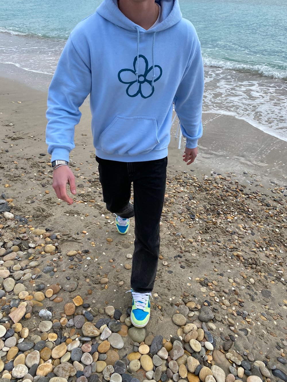 floVer* boy baby blue hoodie