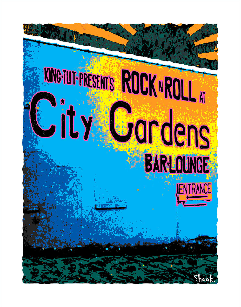 City Gardens 2021 Colors Giclée Art Print  (Multi-size options)