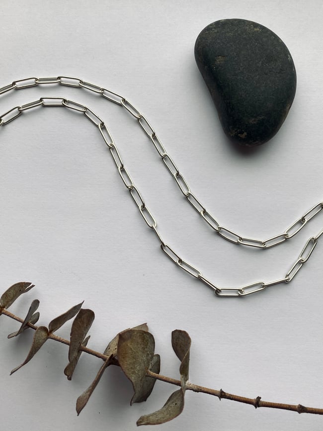 Turquoise & Bronze Gingko Necklace