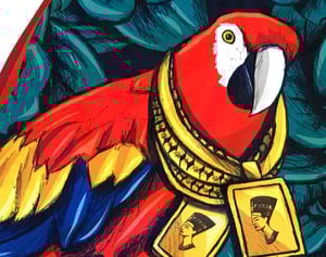 Image of Parrot Talk (Drawstring Shorts)