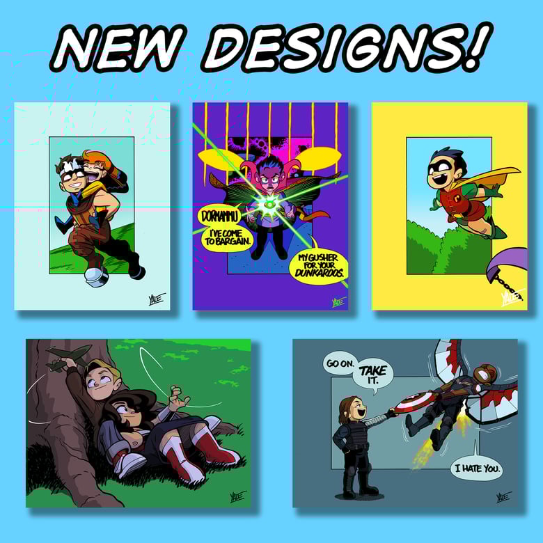Image of *NEW* 9"x12" Assorted Designs  - Signed Prints, $10 each