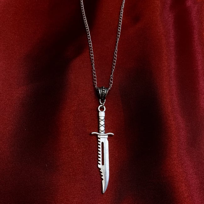 Large Knife Necklace Trippy Witch Shop