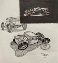 Idea Sketch page for Shine Pickup Design 