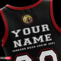 Tankard "BEER CREW 2021" Personalised Tank Top Shirt with Your Name On It. Limited edition to 100.