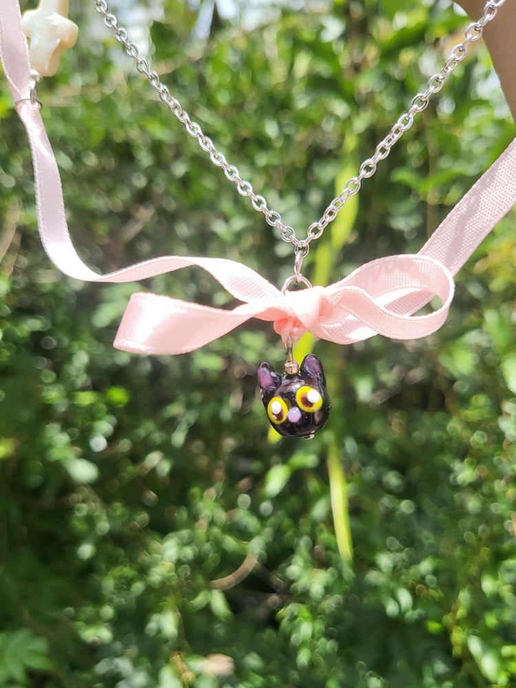 Image of Jiji ribbon necklace